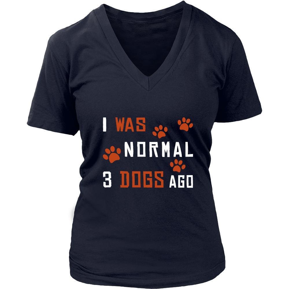 Dog Shirt - Normal 3 Dogs Ago - Animal Lover Gift-T-shirt-Teelime | shirts-hoodies-mugs