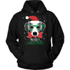 Dog T Shirt- Merry Christmas-T-shirt-Teelime | shirts-hoodies-mugs
