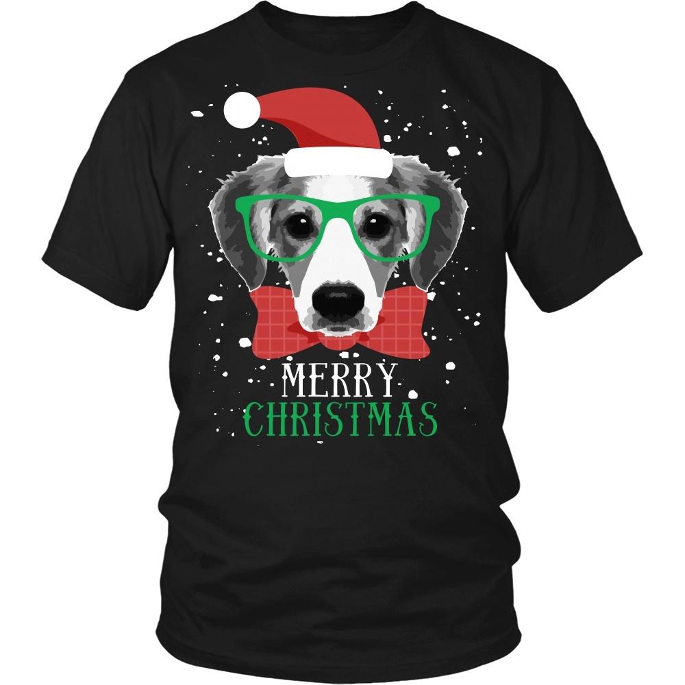 Dog T Shirt- Merry Christmas
