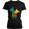 Dogs T Shirt - Don't judge my Dogs & I won't judge your kids-T-shirt-Teelime | shirts-hoodies-mugs