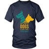 Dogs T Shirt - Don't judge my Dogs & I won't judge your kids-T-shirt-Teelime | shirts-hoodies-mugs
