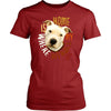 Dogs T Shirt - Home is where my Pitbull is - Girl Colors-T-shirt-Teelime | shirts-hoodies-mugs