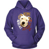 Dogs T Shirt - Home is where my Pitbull is - Girl Colors-T-shirt-Teelime | shirts-hoodies-mugs