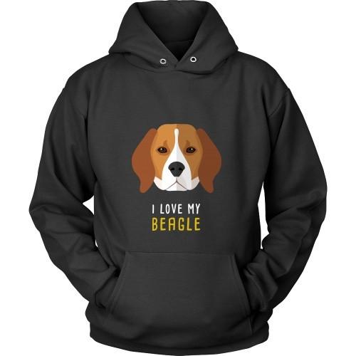 Dogs T Shirt - I love my Beagle-T-shirt-Teelime | shirts-hoodies-mugs