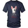 Dogs T Shirt - I love my Bull Terrier-T-shirt-Teelime | shirts-hoodies-mugs