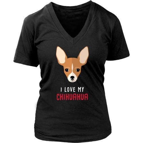 I love my chihuahua shirt best sale