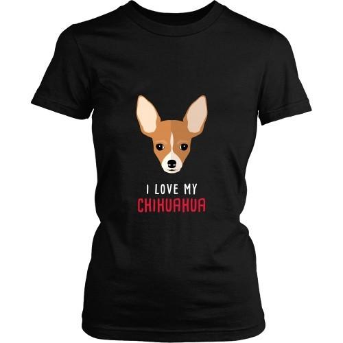 Dogs T Shirt I love my Chihuahua Teelime Unique t-shirts