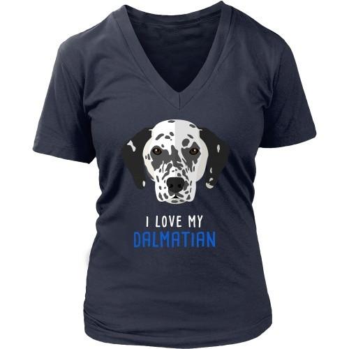Dogs T Shirt - I love my Dalmatian-T-shirt-Teelime | shirts-hoodies-mugs