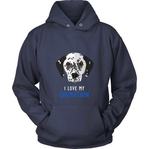 Dogs T Shirt - I love my Dalmatian-T-shirt-Teelime | shirts-hoodies-mugs