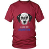 Dogs T Shirt - I love my Dalmatian-T-shirt-Teelime | shirts-hoodies-mugs