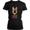 Dogs T Shirt - I love my German Shepherd-T-shirt-Teelime | shirts-hoodies-mugs