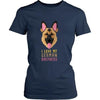Dogs T Shirt - I love my German Shepherd-T-shirt-Teelime | shirts-hoodies-mugs