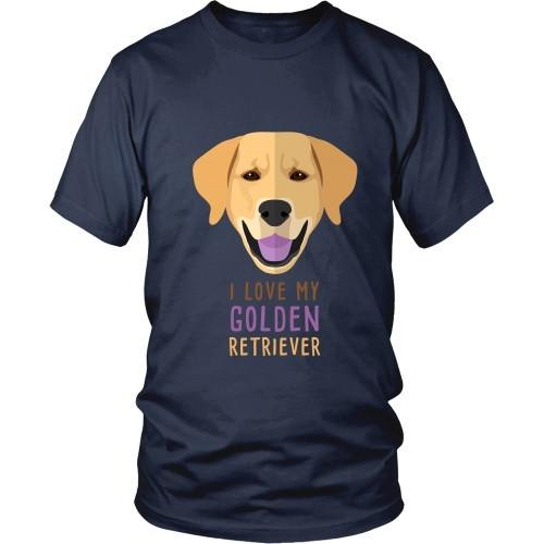 Dogs T Shirt - I love my Golden Retriever
