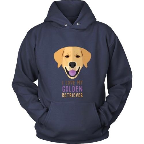 Purple golden retriever discount sweatshirt