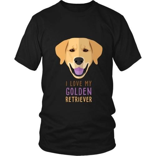 Dogs T Shirt - I love my Golden Retriever