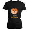 Dogs T Shirt - I love my Pomeranian-T-shirt-Teelime | shirts-hoodies-mugs