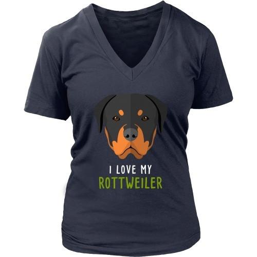 Dogs T Shirt - I love my Rottweiler-T-shirt-Teelime | shirts-hoodies-mugs