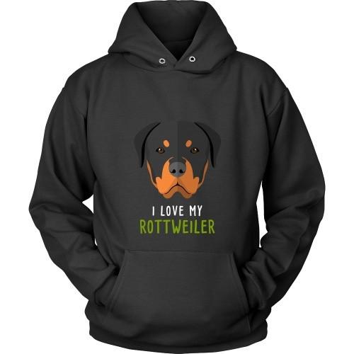 Dogs T Shirt - I love my Rottweiler-T-shirt-Teelime | shirts-hoodies-mugs
