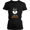 Dogs T Shirt - I love my Schnauzer-T-shirt-Teelime | shirts-hoodies-mugs