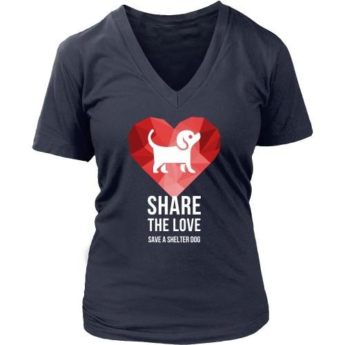 Dogs T Shirt - Share the Love Save a Shelter-T-shirt-Teelime | shirts-hoodies-mugs