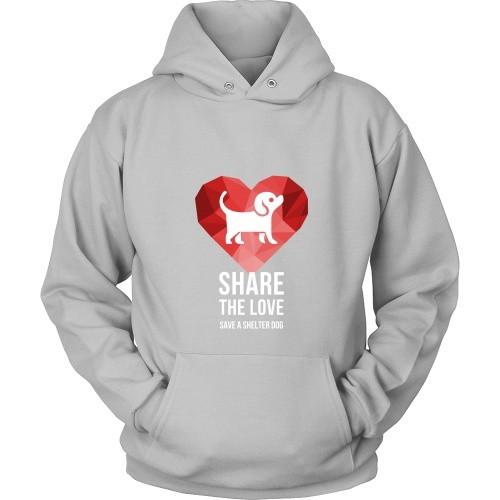 Dogs T Shirt - Share the Love Save a Shelter-T-shirt-Teelime | shirts-hoodies-mugs