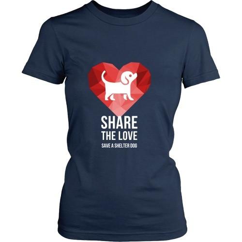 Dogs T Shirt - Share the Love Save a Shelter-T-shirt-Teelime | shirts-hoodies-mugs