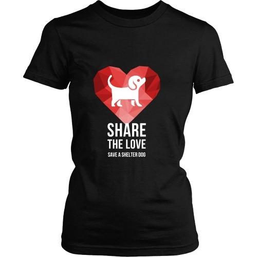 Dogs T Shirt - Share the Love Save a Shelter-T-shirt-Teelime | shirts-hoodies-mugs