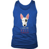 Dogs Tank Top - I love my Bull Terrier-T-shirt-Teelime | shirts-hoodies-mugs