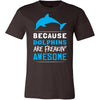 Dolphin Shirt - Awesome - Animal Lover Gift-T-shirt-Teelime | shirts-hoodies-mugs