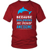 Dolphin Shirt - Awesome - Animal Lover Gift-T-shirt-Teelime | shirts-hoodies-mugs