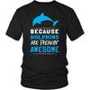 Dolphin Shirt - Awesome - Animal Lover Gift-T-shirt-Teelime | shirts-hoodies-mugs