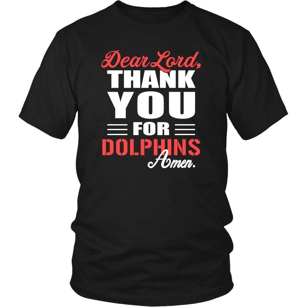 Dolphin Shirt - Dear Lord, thank you for Dolphin Amen- Pets-T-shirt-Teelime | shirts-hoodies-mugs
