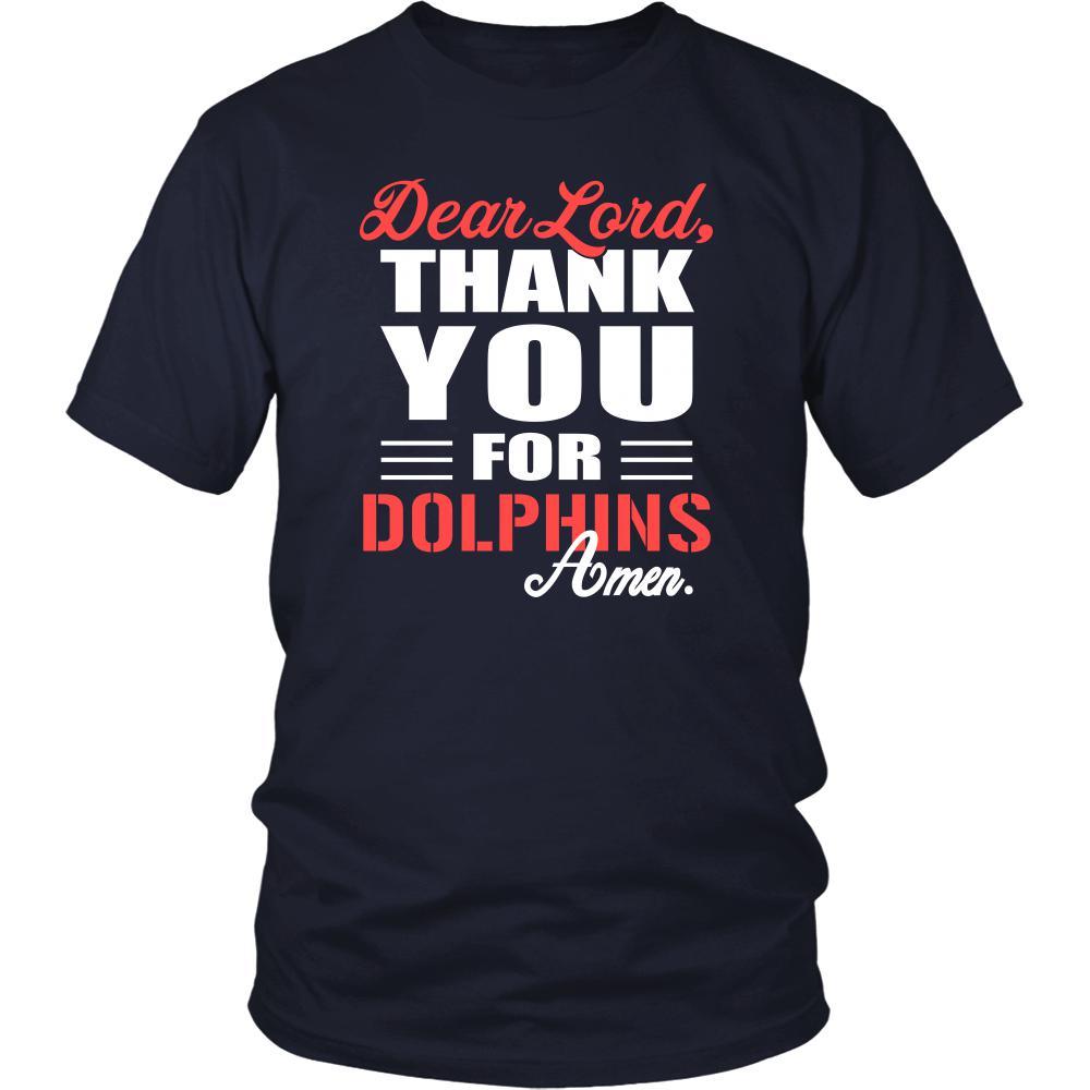 Dolphin Shirt - Dear Lord, thank you for Dolphin Amen- Pets-T-shirt-Teelime | shirts-hoodies-mugs