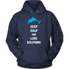 Dolphin Shirt - Keep Calm - Animal Lover Gift-T-shirt-Teelime | shirts-hoodies-mugs