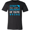 Dolphin Shirt - Love or Wrong - Animal Lover Gift-T-shirt-Teelime | shirts-hoodies-mugs