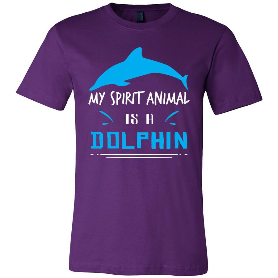 Dolphin Shirt - Spirit Animal - Animal Lover Gift-T-shirt-Teelime | shirts-hoodies-mugs