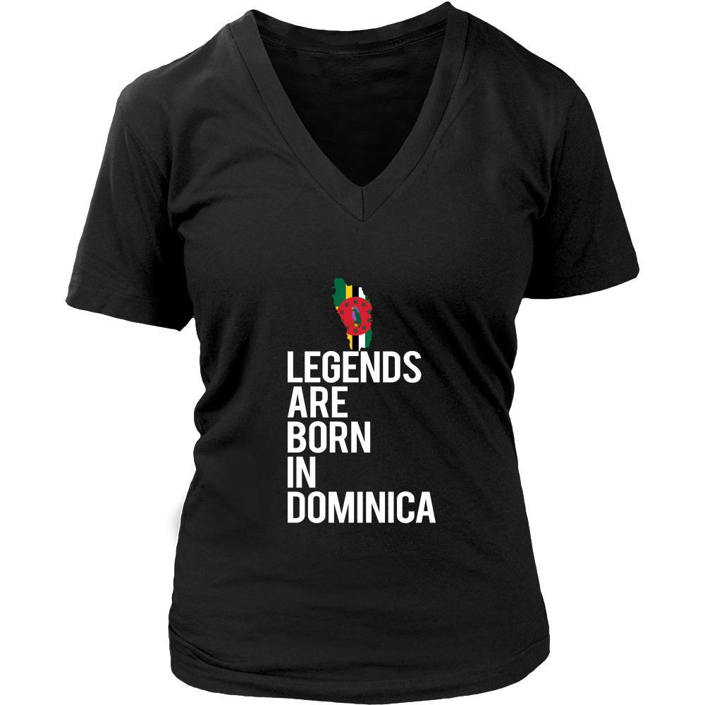 Dominica Shirt - Legends are born in Dominica - National Heritage Gift-T-shirt-Teelime | shirts-hoodies-mugs