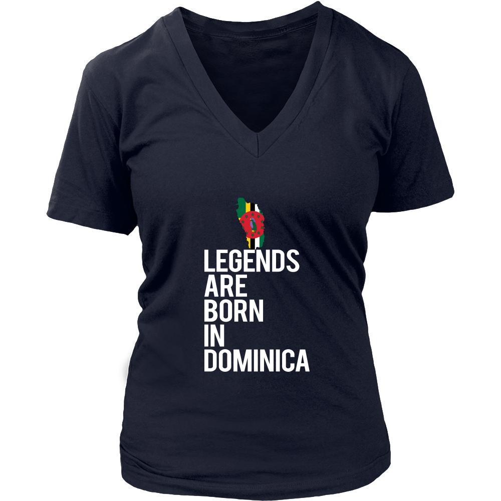 Dominica Shirt - Legends are born in Dominica - National Heritage Gift-T-shirt-Teelime | shirts-hoodies-mugs