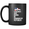 Dominican Republic Legends are born in Dominican Republic 11oz Black Mug-Drinkware-Teelime | shirts-hoodies-mugs