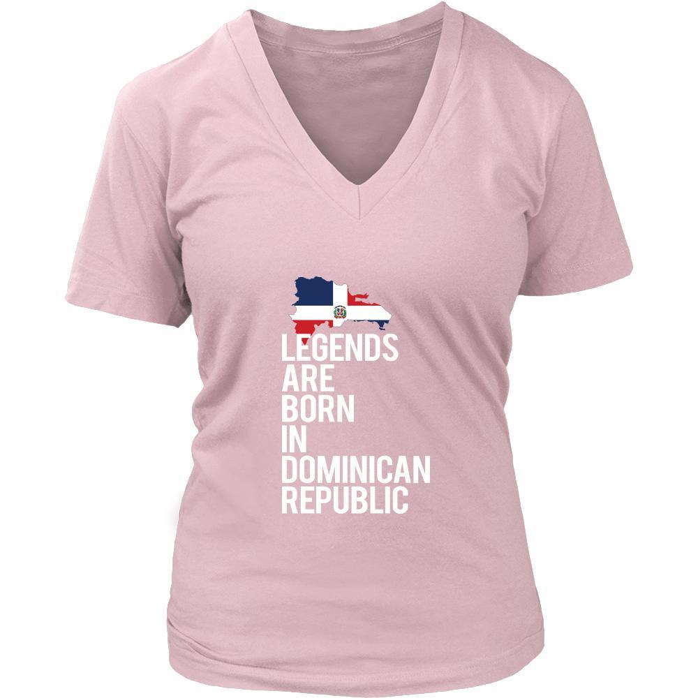 Dominican Republic Shirt - Legends are born in Dominican Republic - National Heritage Gift-T-shirt-Teelime | shirts-hoodies-mugs