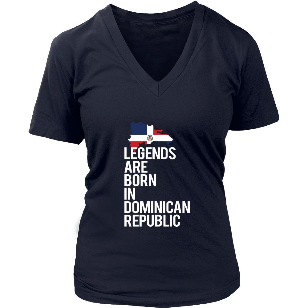 Dominican Republic Shirt - Legends are born in Dominican Republic - National Heritage Gift-T-shirt-Teelime | shirts-hoodies-mugs