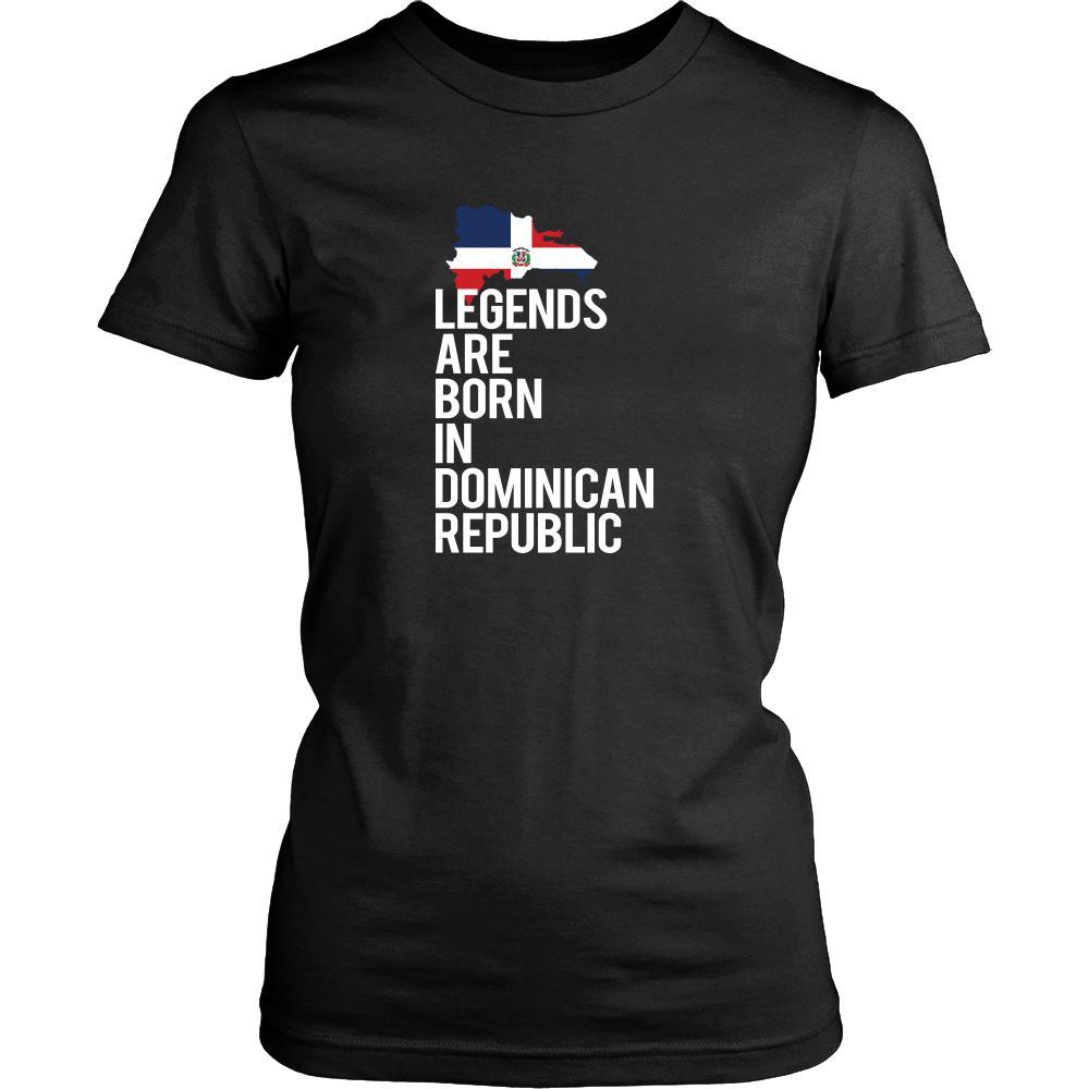 Dominican Republic Shirt - Legends are born in Dominican Republic - National Heritage Gift-T-shirt-Teelime | shirts-hoodies-mugs