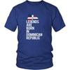 Dominican Republic Shirt - Legends are born in Dominican Republic - National Heritage Gift-T-shirt-Teelime | shirts-hoodies-mugs