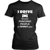 Driving / Car - I Drive because punching people is frowned upon - Drive Hobby Shirt-T-shirt-Teelime | shirts-hoodies-mugs