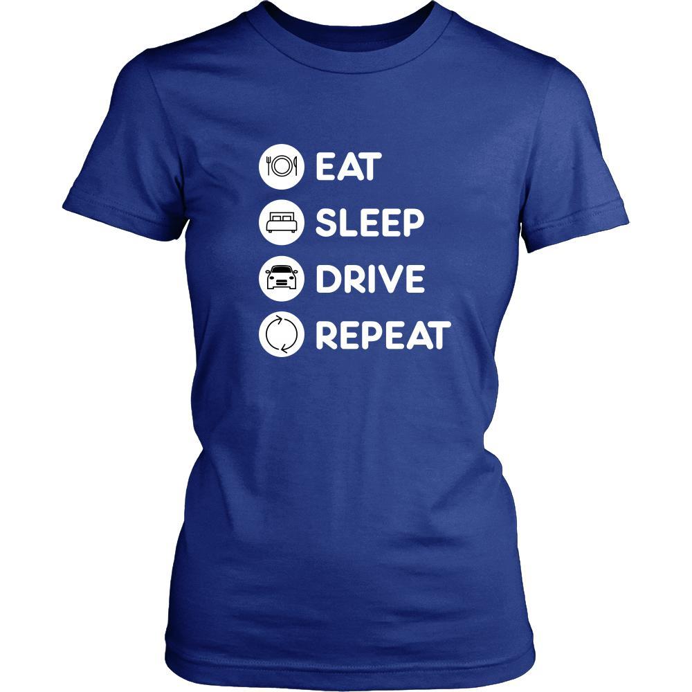 Driving - Eat Sleep Drive Repeat - Driver Hobby Shirt-T-shirt-Teelime | shirts-hoodies-mugs