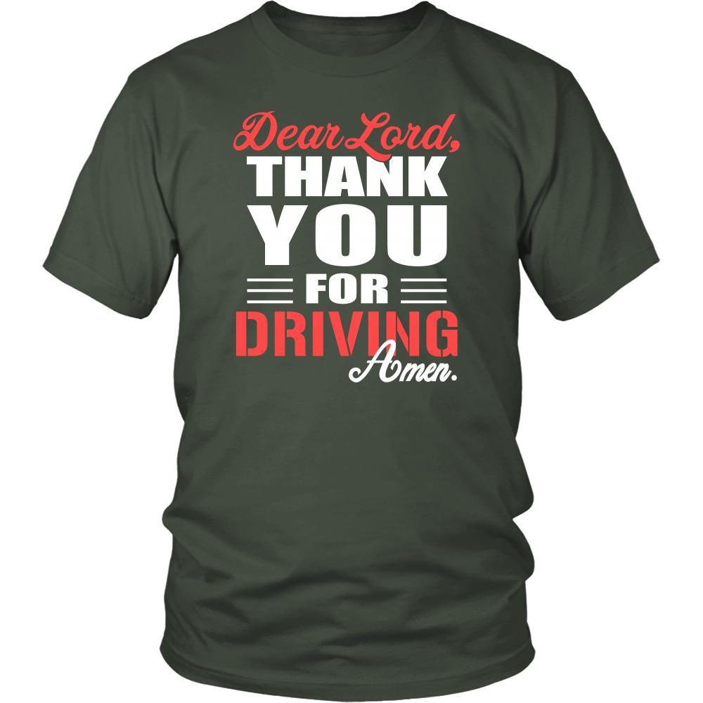Driving Shirt - Dear Lord, thank you for Driving Amen- Hobby-T-shirt-Teelime | shirts-hoodies-mugs