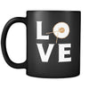 Drummer / Drums - LOVE Drummer / Drums - 11oz Black Mug-Drinkware-Teelime | shirts-hoodies-mugs