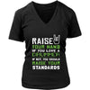 Drummer Shirt - Raise your hand if you love Drummer, if not raise your standards - Profession Gift-T-shirt-Teelime | shirts-hoodies-mugs