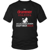 Drums Shirt - I'm a drummer grandpa just like a normal grandpa except much cooler Grandfather Hobby Gift-T-shirt-Teelime | shirts-hoodies-mugs
