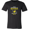 Drums Shirt - Never underestimate an old man who can play drums Grandfather Hobby Gift-T-shirt-Teelime | shirts-hoodies-mugs